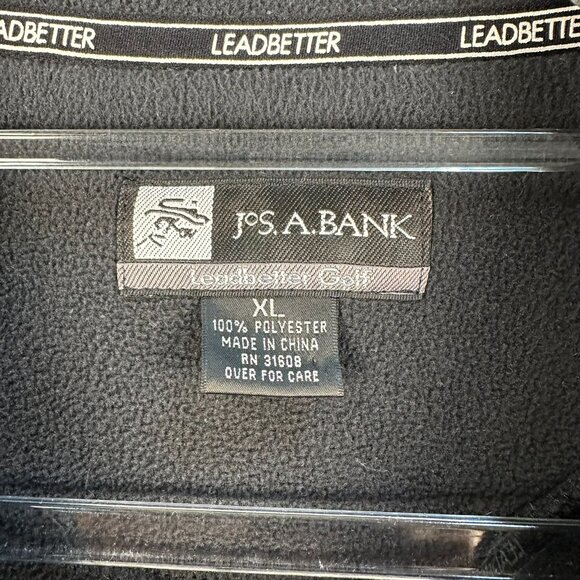 Jos. A. Bank Men's Leadbetter Golf Micro Fleece Full Zip Jacket, Size XXL, Black - Picture 6 of 10
